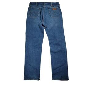 Wrangler Denim Blue Jeans Measure 38x34  13MWZ Cowboy Rodeo Western